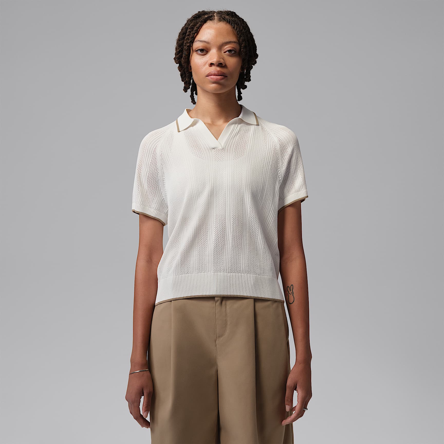 Jordan Sport Women's Golf Knit Polo. Nike IL